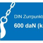 Lastsikring 600 daN / DIN zurrpunkte 600 daN