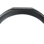 Skærm 1 akslet rund 13"/200mm plast højre/venstre