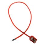 Startkabel 25 KV rød T3, 130 cm, monteret