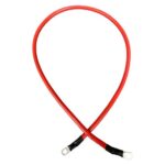 Startkabe 25 KV rød 3VT, 100 cm, monteret