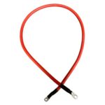 Startkabel 25 KV rød 3VT, 130 cm, monteret