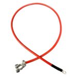 Startkabel 25 KV rød 3VT, 130 cm, monteret