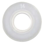 Polyamid skiver, hvid - 8,4 mm