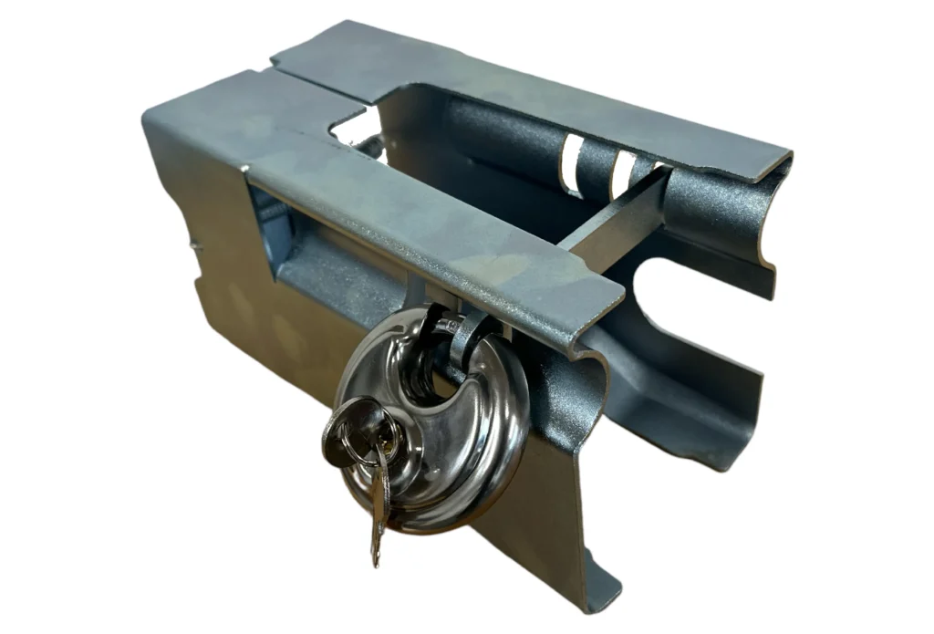 Trailerlås - kraftig -  3500 kg - oplukkelig