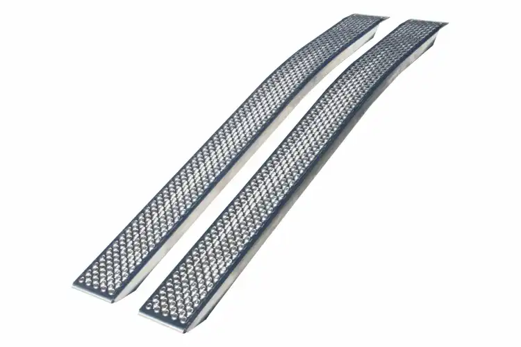 Køreramper Alu 2000 400 mm, buet, 400 kg