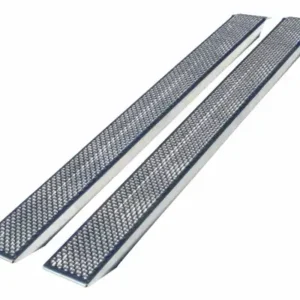 Køreramper alu 2500 x 260 mm, lige, 1000 kg