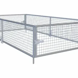Netgitter komplet 300 x 150 x 60 cm - stål, 16F3