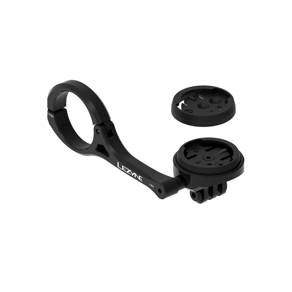Lezyne Garmin/Wahoo GPS out front beslag kompatibel med GoPro