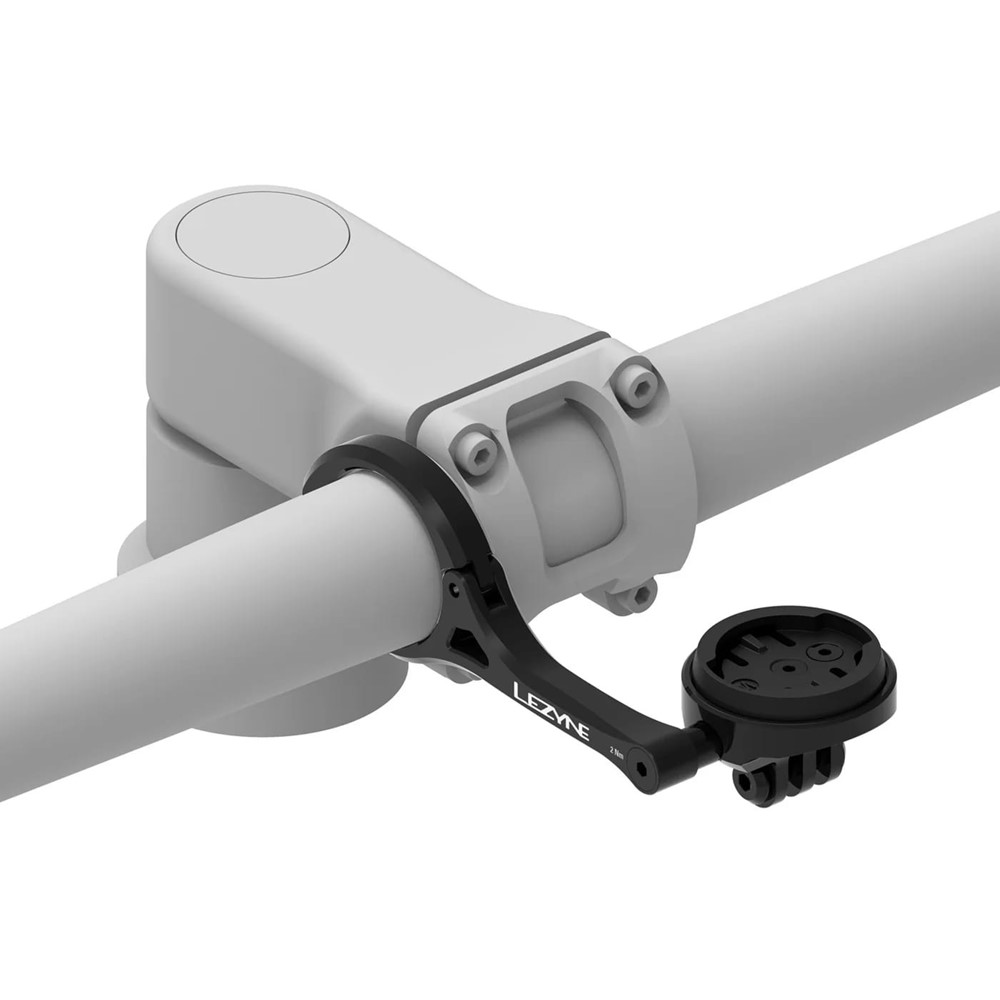 Lezyne Garmin/Wahoo GPS out front beslag kompatibel med GoPro