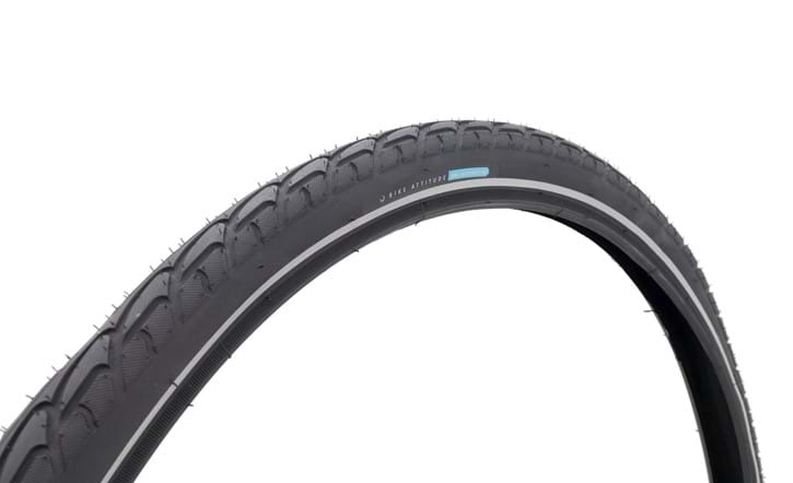Bike Attitude kanttrådsdæk A602 antipuncture refleks 700x32C sort