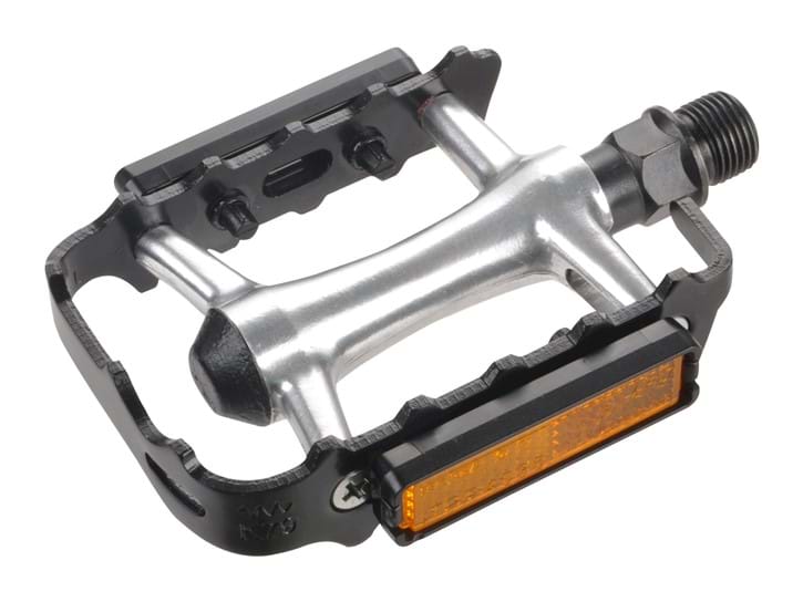 Bike Attitude MTB pedal alu body/ramme boron aksel 9/16in 264g sølv/sort